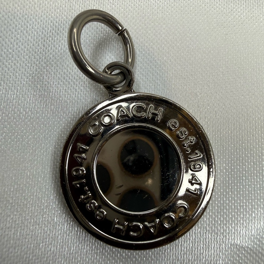 COACH EST. 1941 ROUND MEDALLION BAG CHARM